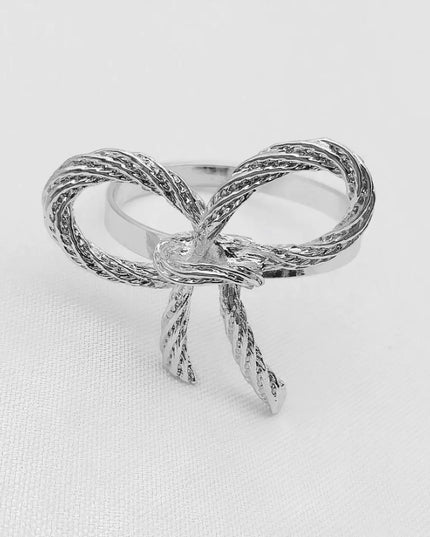 Bow Napkin Ring Set of 6