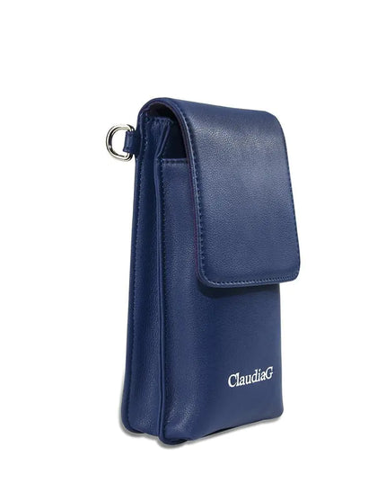 ibag Leather Cross Body-Sapphire