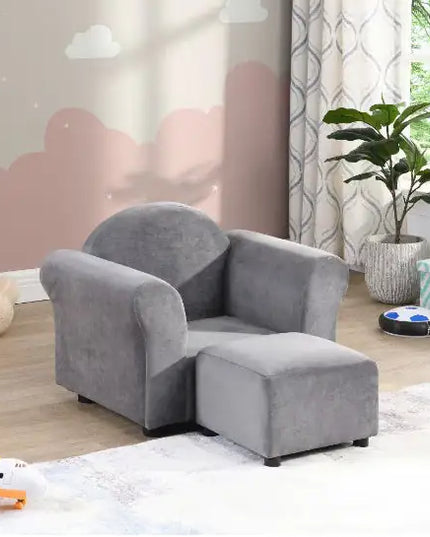 Child Recliner Black PVC