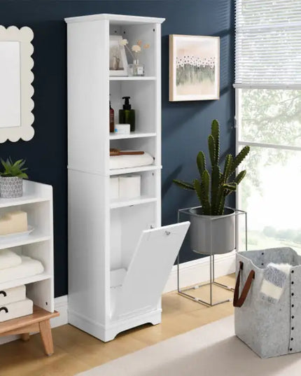 64\" Tall Bathroom Storage Cabinet, Floor Cabinet For Living Room, Home Office, Kitchen