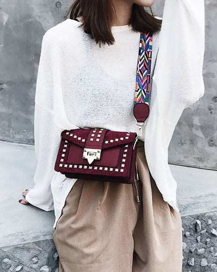 Betty Shoulder Bag -Velvet Finish