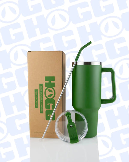 40oz POWDER COATED TRAVELER TUMBLER