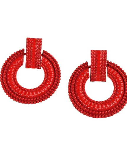 Petra -Red Earrings