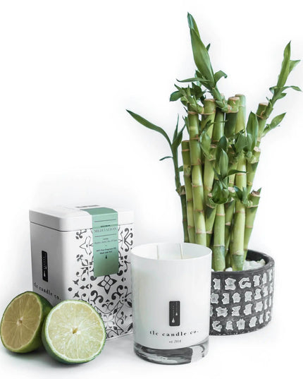 Meditation Bamboo Candle