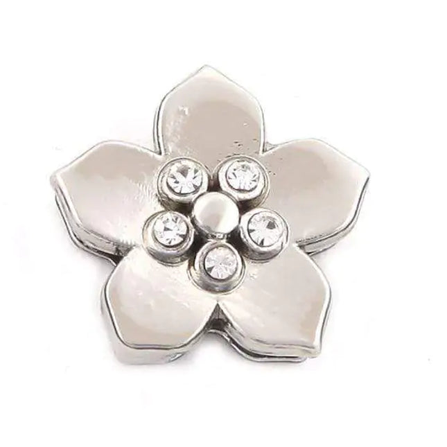 5 Stone Flower Charm
