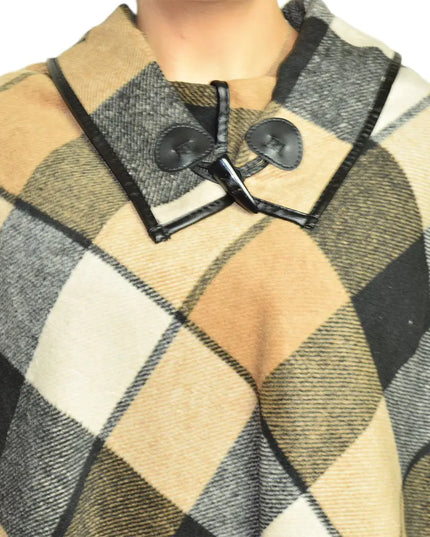 ClaudiaG Plaid Shawl