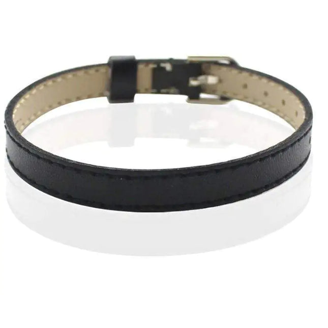 Genuine Leather Slider Bracelet