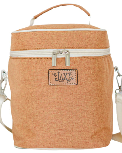 Jax 2020 Breastmilk Cooler Bag – Insulated Baby Bottle & Formula Storage with Ice Pack Pocket (Burnt Orange)