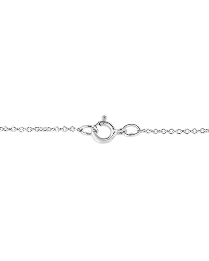 .925 Sterling Silver Pave-Set Diamond Accent Kite Shape 18" Pendant Necklace (I-J Color, I1-I2 Clarity)
