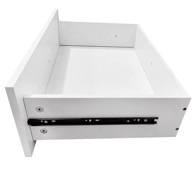 Modular Wooden Closet Organizer System with 2 Hanging Rods and Wall-Mounted Shelves – White Walk-In Closet Storage for Bedroom or Living Room, 31.49"W × 16.04"D × 47.24"H