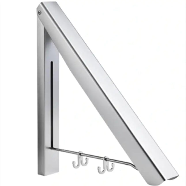Wall-Mounted Telescopic Folding Clothes Drying Rack – Non-Perforated Invisible Design