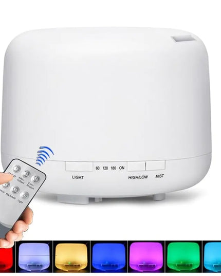 Color Changing Essential Oil Aromatherapy Diffuser With Remote