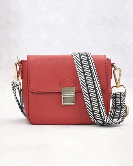 Tiny Leather Handbag -Cabernet