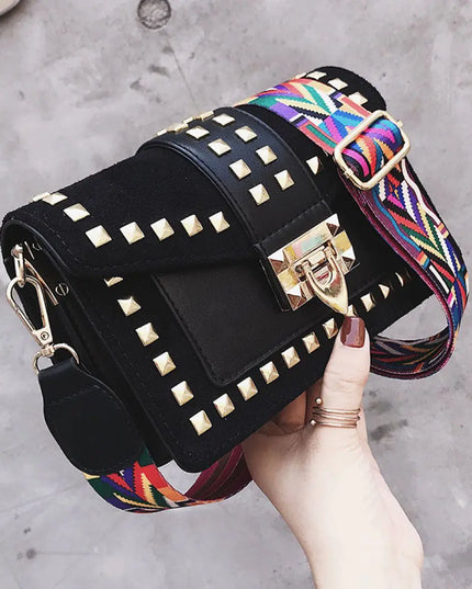 Betty Shoulder Bag -Velvet Finish