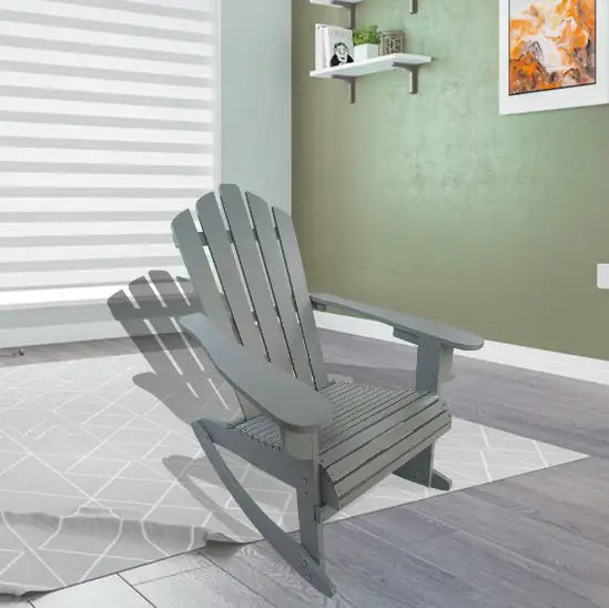 Outdoor Wood Adirondack Chair