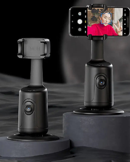 360 Auto Face Tracking Gimbal AI Smart Gimbal Face Tracking Auto Phone Holder For Smartphone Video Vlog Live Stabilizer Tripod