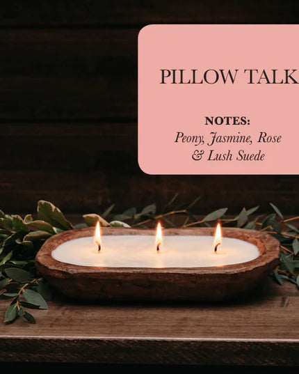 3-Wick Dough Bowl Soy Candle - Pillow Talk