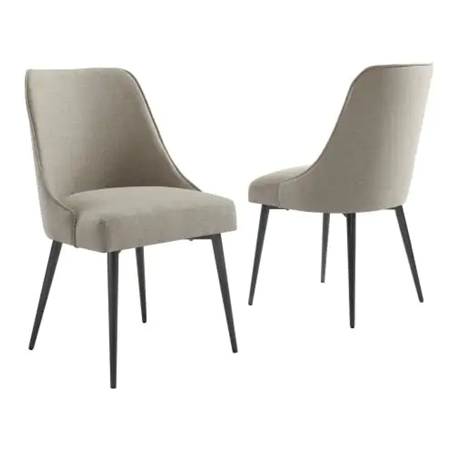 Olson Side Chair Khaki Silver