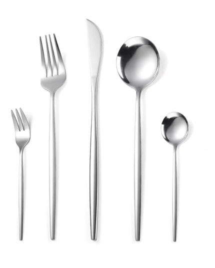 Slim Flatware -Place Set of 5