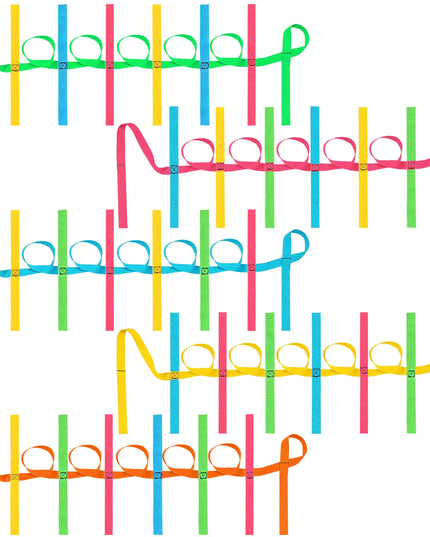 10-Piece Colorful Kids Walking Rope with 12 Handles – Toddler Safety Rope for Preschool, Daycare, Kindergarten, and Classroom Use (Up to 12 Children + 2 Teachers)