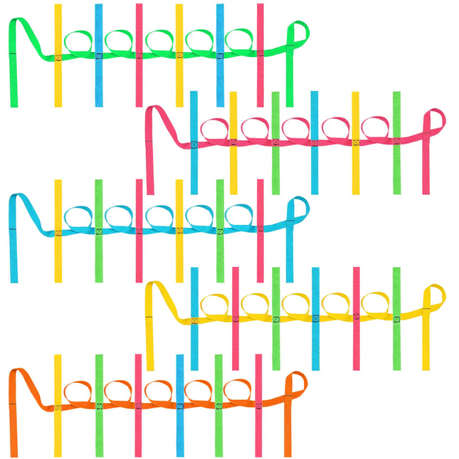 10-Piece Colorful Kids Walking Rope with 12 Handles – Toddler Safety Rope for Preschool, Daycare, Kindergarten, and Classroom Use (Up to 12 Children + 2 Teachers)