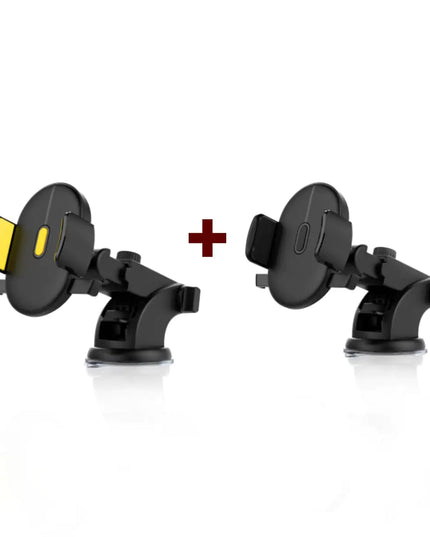 Car Phone Holder Long Rod Telescopic Car Dashboard Suction Cup Type