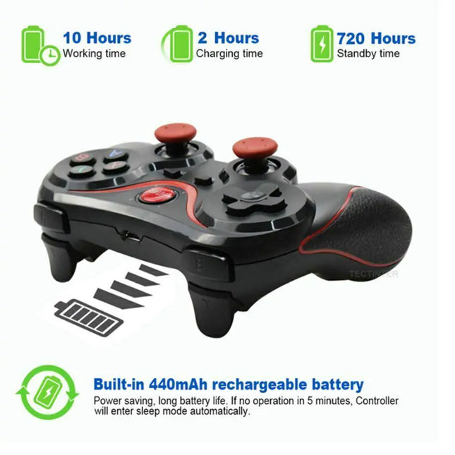 Wireless Bluetooth Game Controller for iOS & Android Devices