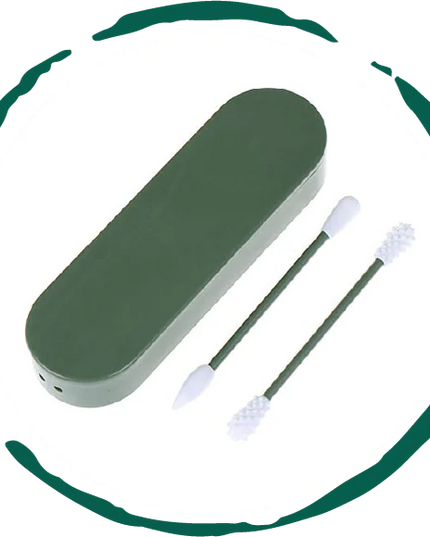 Reusable Silicone Cotton Swab -2 Pack