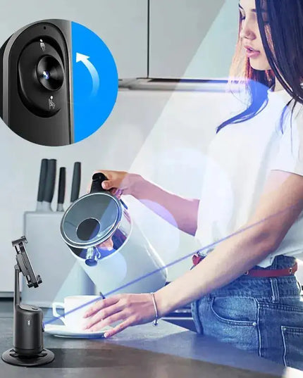 360 Auto Face Tracking Gimbal AI Smart Gimbal Face Tracking Auto Phone Holder For Smartphone Video Vlog Live Stabilizer Tripod