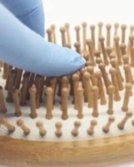 Natural Wooden Detangling Hair Brush