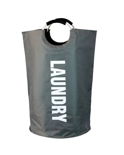 Fabric Heavy Duty Laundry Basket With Aluminum handle