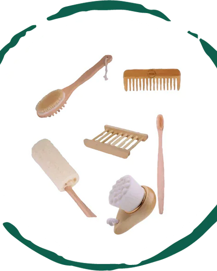 Zero-Waste Bathroom Essential Accessories Bundle