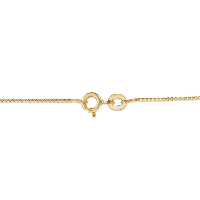 14K Yellow Gold Plated .925 Sterling Silver 1/2 Cttw Champagne Diamond Cross Pendant Necklace (K-L Color, I1-I2 Clarity) - 18"