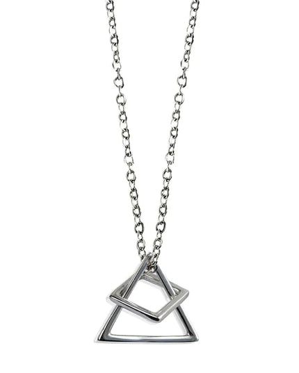 Sterling Silver Geo Game Necklace