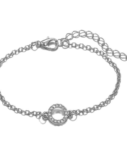 Stacked Bracelet Set #7 Silver