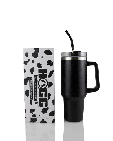 40oz POWDER COATED TRAVELER TUMBLER