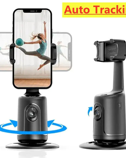 360 Auto Face Tracking Gimbal AI Smart Gimbal Face Tracking Auto Phone Holder For Smartphone Video Vlog Live Stabilizer Tripod
