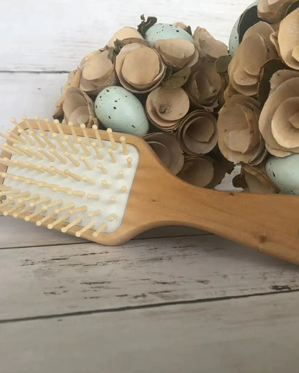 Natural Wooden Detangling Hair Brush