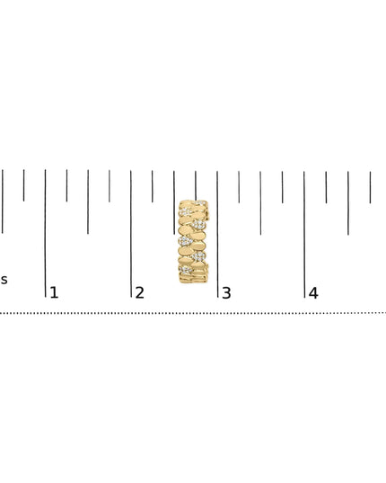 14K Yellow Gold Plated .925 Sterling Silver 3/8 Cttw Diamond Pave Pear Link J Hoop Earrings (H-I Color, I1-I2 Clarity)
