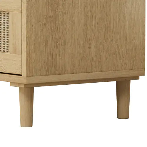3 Drawers Rattan Locker Rattan Drawer - 2 Piece Set