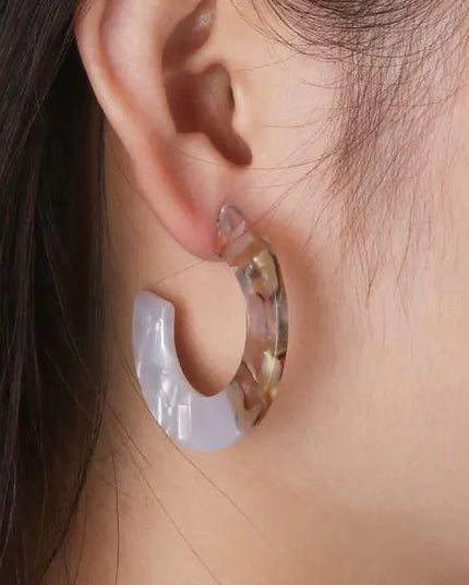 Chance Earrings -Tan