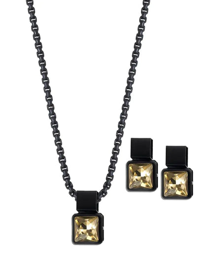 Coal Necklace-Tan