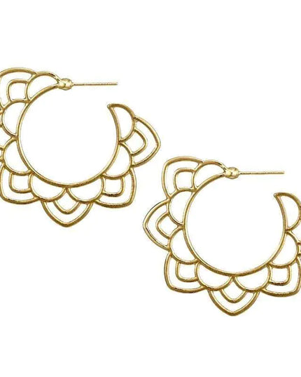 Flora -Silver Earrings