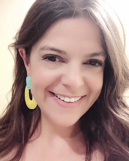 Antonia -Yellow Earrings