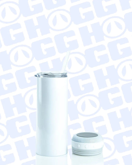 20oz WIRELESS SPEAKER TUMBLER - WHITE