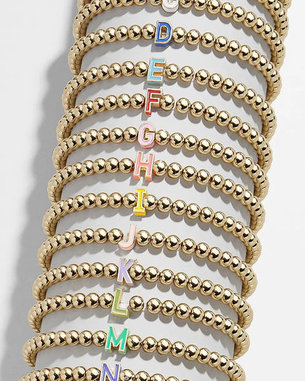 Initial Bracelet Set