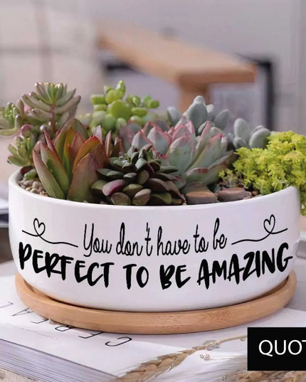 Message in a Planter - 6" Round