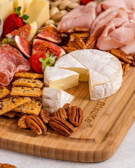 Wood Cutting Board XL 18"x12" Butcher Block With Juice Groove, Serving Tray - Wooden Chopping