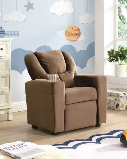 Child Recliner Black PVC