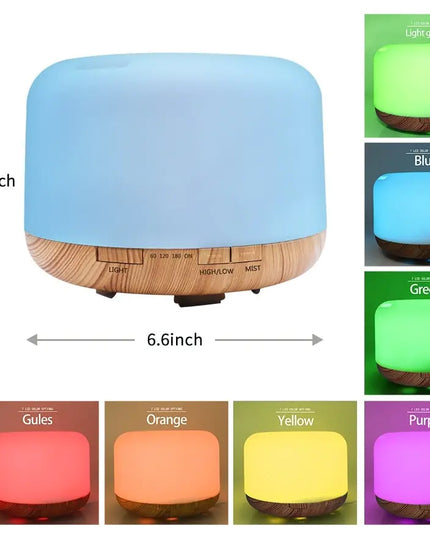 Color Changing Essential Oil Aromatherapy Diffuser With Remote